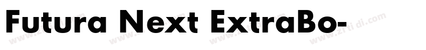 Futura Next ExtraBo字体转换